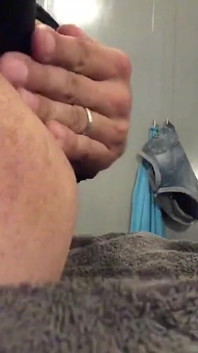 Sticking My Black Toy as Deep as Possible