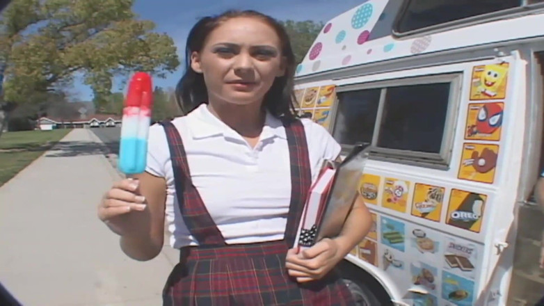TeenXXX Stories: Sweet uniformed teen fucked hard in his truck