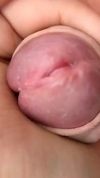 Close-up cumshot