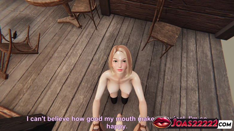 Joas22222: Kaisha pelirroja animación 3D - paja de dos manos, mamada descuidada, tragada...