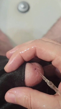 Up Close Cock Pee Hole Squirting Piss, Soaking Boxers, and Cumming
