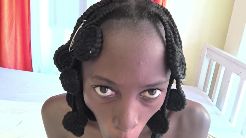 Missblackreey: When Stepdaddy Is Not Around I Train My Holes for...