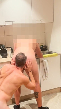 Curious German Plumber Fucks Married German Broker in the Kitchen