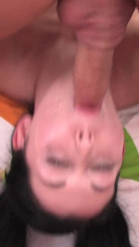 He gave her throat a workout as he rammed his cock inside! Swallow extreme deeptthroat