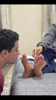 Kiffa Ignores Foot Slave While He Licks Worship Her Feet