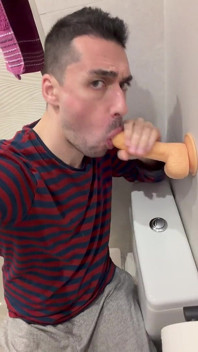Sexy Stepdaddy Riding Dildo