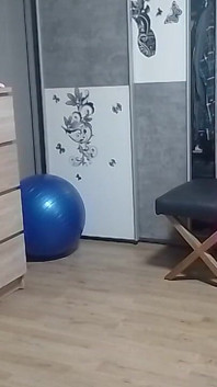 SSBBW nieuw rubberen schort en niet eronder