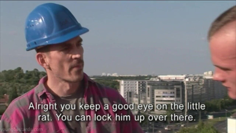 Young Bastards: 逮捕された不良少年が大きなチンコを手に入れる