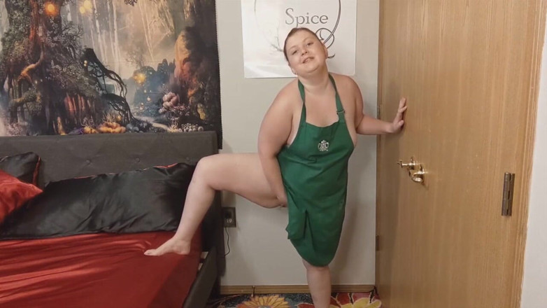 Sin Spice by Sophia Sinclair and Jasper Spice: Starbucks förkläde striptease