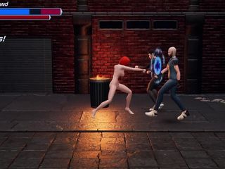 LewdArcade: Jeu porno Solas City Heroes 3D Side Scroller, partie 02