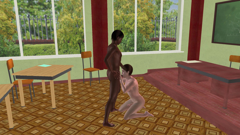 LustMen: Porno gay animé en 3D - un homme blanc suce la bite...