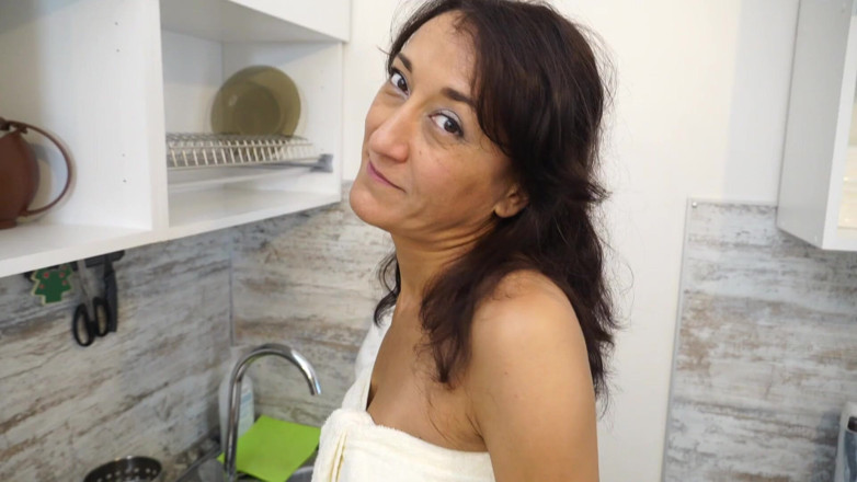LoveHomePorn: Horny MILF Sucking Dick in the Living Room