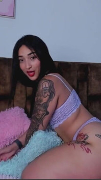 Tattooed Woman with a Delicious Ass