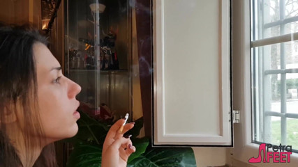 Smokin Fetish: Morena linda adora charutos