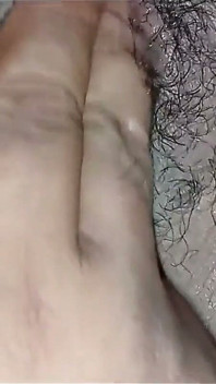 Watch as I Finger and Fondle My Stepmother-in-law's Fat, Hairy Pussy