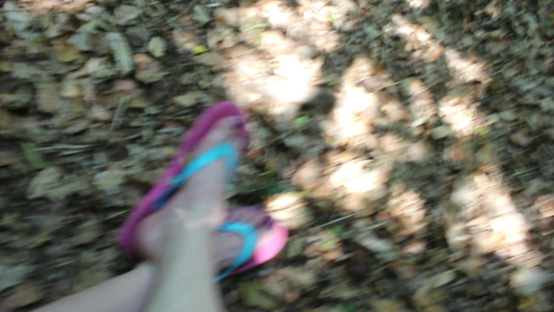 Barefoot Stables: Sissy Feet in the Woods