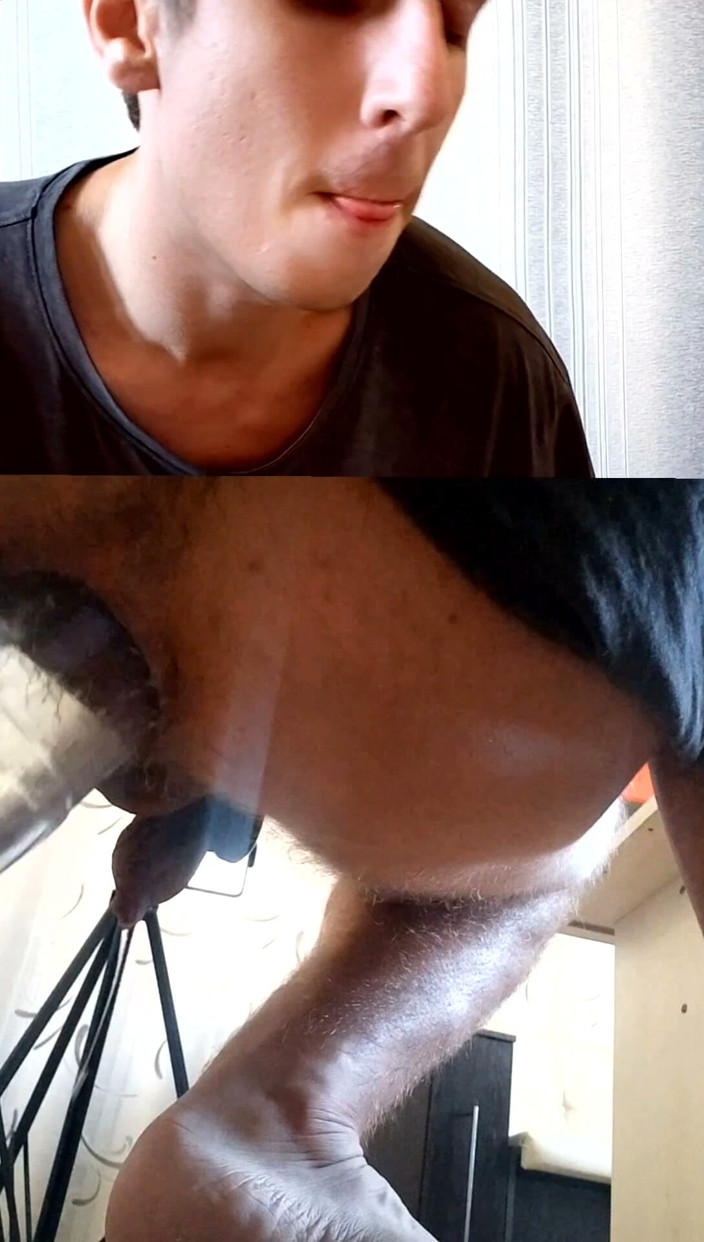 Juliaporno3: Cute Guy's Hands-free Squirting and Anal Orgasm with Prolapse, Shown...