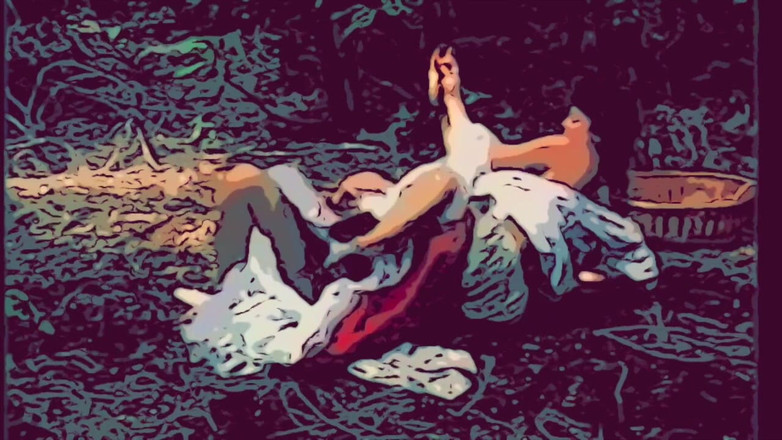 Classic porn cartoon: Oldtime-fashion-fuck: skromna pokojówka i czarujący generał