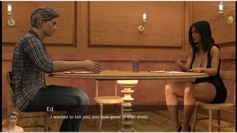 XXX Games Bunk: Projekt Hotwife - Herní hra - Hraní rolí - Hotwife škádlí číšníka během večeře