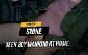 RavenStone: Băiat adolescent care se masturbează acasă înainte de a merge la...