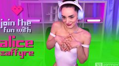 VR pornnow Games: Erotische gaming-session mit alice Zaffyre (passthrough)