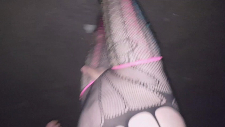 Anal fetish Chist & dwt: Crossdresser night walk!! DWT-Nachtspazirgang