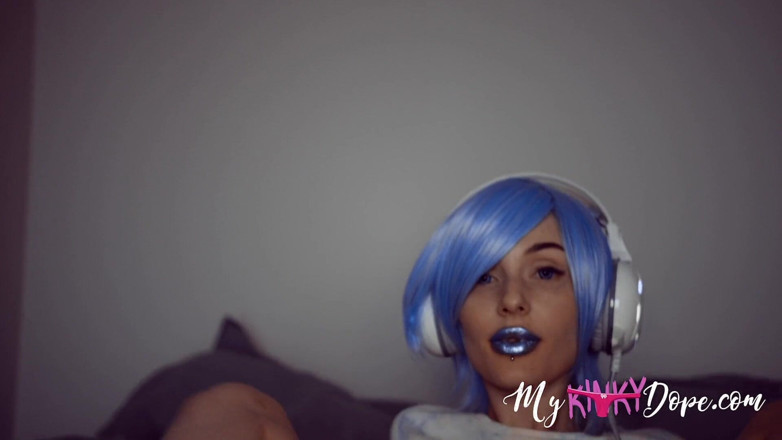 Mysweetalice: Alien anale masturbatie Mysweetalice alias Mykinkydope