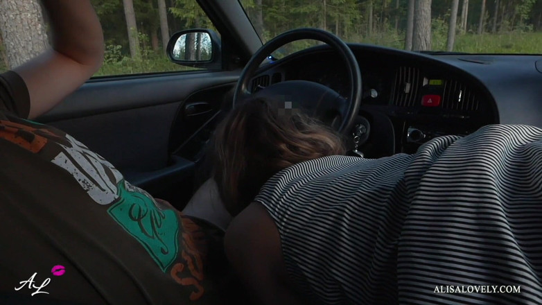 Alisa Lovely: Gorgeous ass babe caught on taxi while fucking &amp; shooting porn