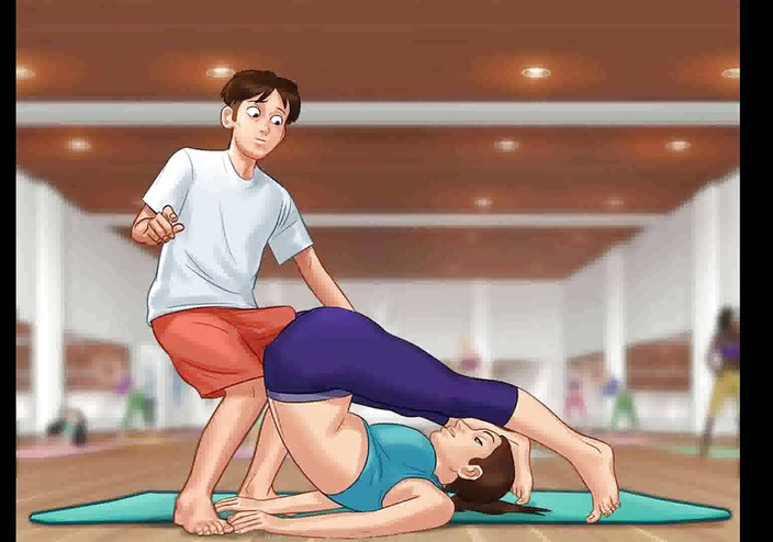 Dirty GamesXxX: Letní sága: jóga MILF ep 93