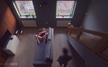 I Openly Masturbate While My Stepbro Got Home and Watched Me Till I Cum