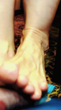 Eva Latex Footjob Mistress Femdom Lederfetisch BDSM Heiße MILF