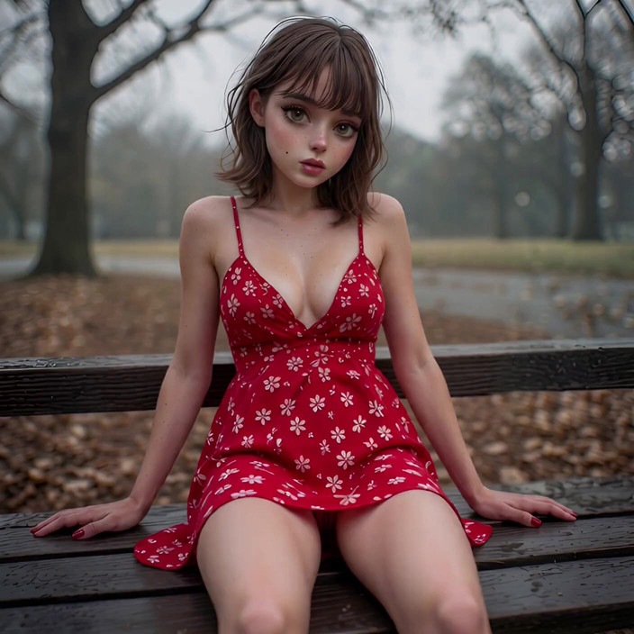 DazeminaX: Izaline Part1 - Horney in a Rainy Park - Dazeminax (ai)