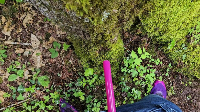 Nerdy_faery: Tree Piss with Female Urination Device