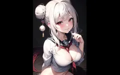 Hentai Anime Konstförförelse av en fräck Jk genererad av Ai