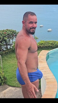 Swim Trunks Full of Dick