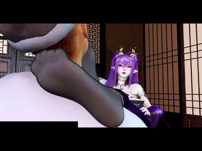 X Hentai: Diosa de la fantasía: reina del culo animado - animación hentai...