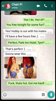Cheri Pi Whatapp Sexting an Old Man