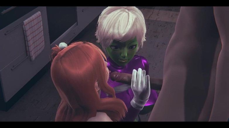 HentaiTubes: De.d或活着成人动漫 - hanoka和另一个朋友三人行 - 日本亚洲漫画电影游戏色情