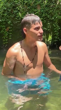 I Masturbate Watching an Unknown Latina Girl While She Takes a Dip in the Lake and I End up Giving Her a Rich Fuck