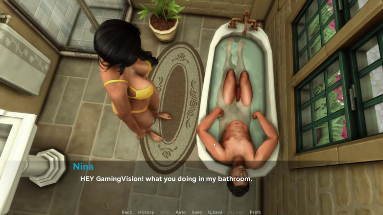 Gaming vision: Indisches spiel insimology gameplay mit sexsinn teil 3