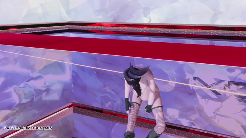 3D-Hentai Games: [MMD] Aespa - Savage Akali naked kpop dance league of legends...