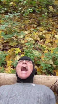 Slave Quasimodo Spitting Outdoor by German Proll Doms