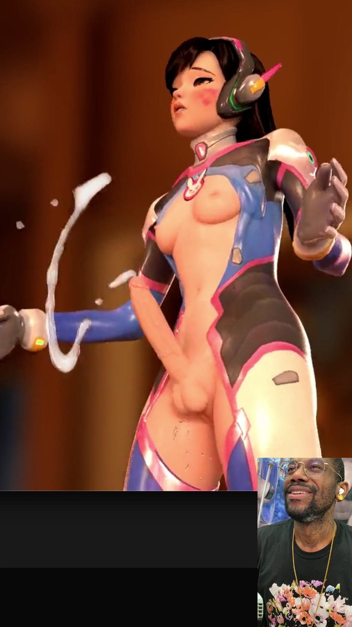 L6RD7BLU3 FUTA: D.va трахают ее трансгендерный член, кончая супер жестко и сквиртуя
