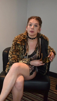 Regular Version Eva Fay the Leopard Lady Interview and Fuck Show.