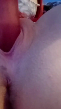 Young Girl with Gorgeous Ass Plays with Dildo