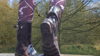 Ari Kajira: Wellies reetvoetfetisj bos