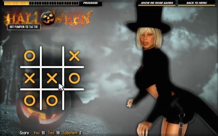 Miss Kitty 2K: Halloween, citrouille sexy, tac toe par misskitty2k gameplay