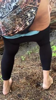 A Day in Nature! Mud Dirty Feet, Pissing in the Woods & Very Dirty Panty for Someone Special!
