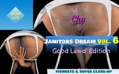 Janitor's Dream Vol. 6 - Thick BBW Fishnets and Gaping up-close Asshole