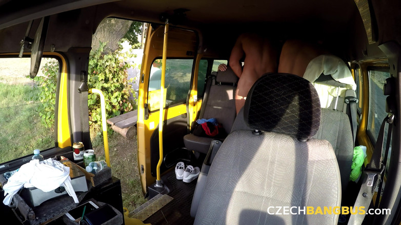 Czech Bang Bus: Czech Bang Bus 2: Blonde Model Joins a Wild Group Fuck